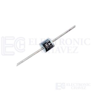 6A10 DIODO RECTIFICADOR 6A-1000V R-6 (P600)
