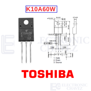 K10A60W MOSFET 10A -600V |TO220F
