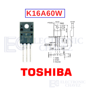 K16A60W MOSFET 15.8A - 600V | TO220F
