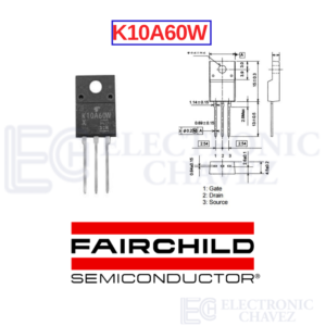 K10A60W MOSFET 10A/600V/TO220F
